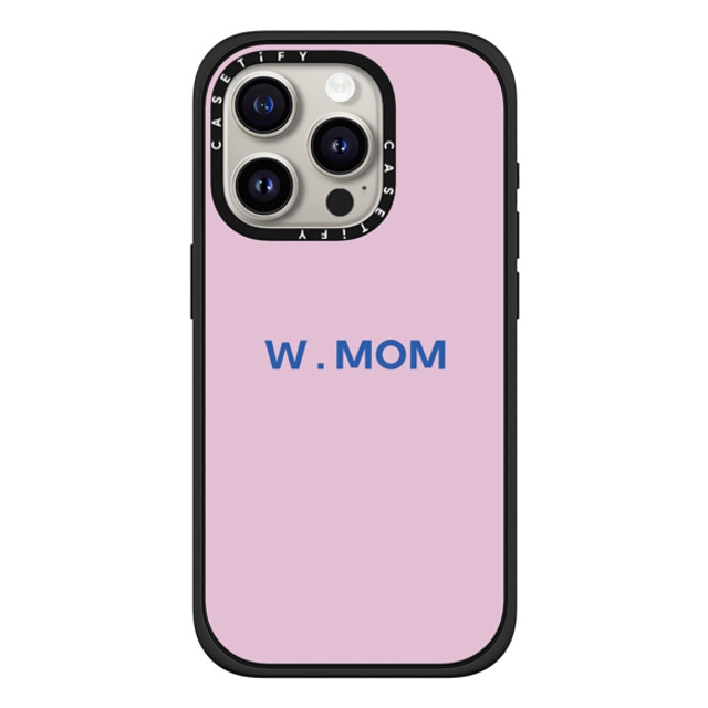 CASETiFY iPhone 15 Pro Case Matte Black Impact Case MagSafe Compatible Custom Case - w. mom CASETiFY iPhone 15 Pro Case Matte Black Impact Case MagSafe Compatible Custom Case - w. mom