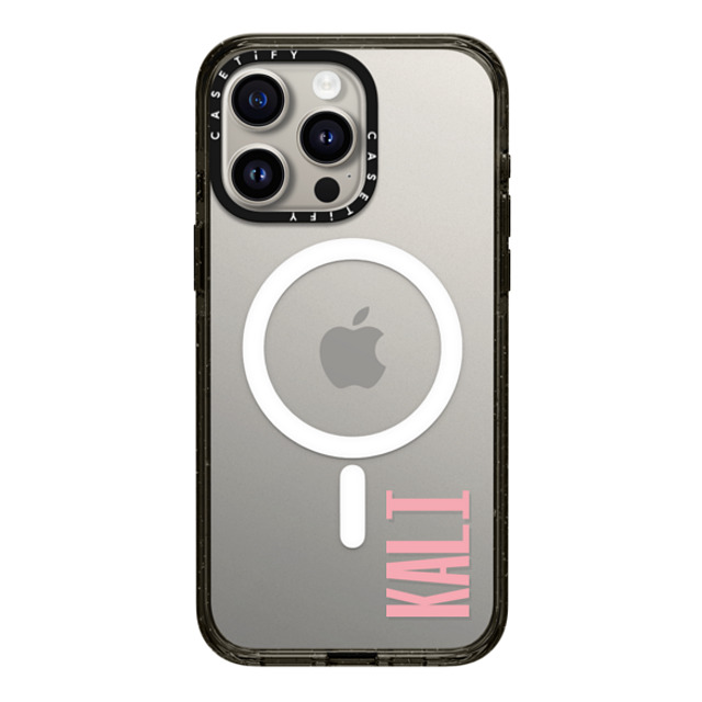 CASETiFY iPhone 15 Pro Max Case Black Impact Case MagSafe Compatible Custom Case - kali CASETiFY iPhone 15 Pro Max Case Black Impact Case MagSafe Compatible Custom Case - kali