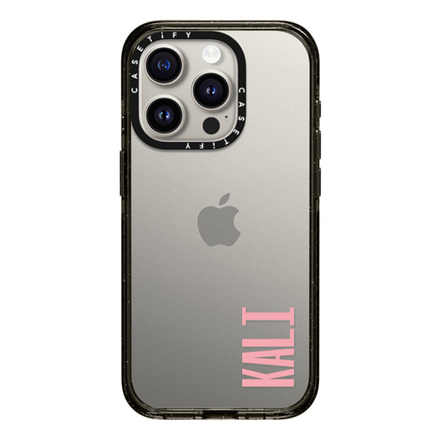 CASETiFY iPhone 15 Pro Case Black Impact Case Custom Case - kali CASETiFY iPhone 15 Pro Case Black Impact Case Custom Case - kali