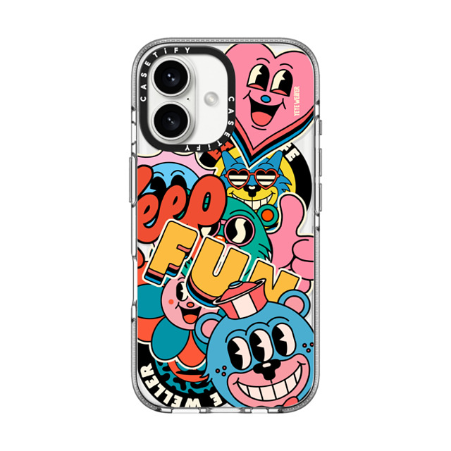 Yeye Weller x CASETiFY iPhone 16 Case Sticker,Heart Clear Clear Case MagSafe Compatible Super Sticker 2 Father's Day Yeye Weller x CASETiFY iPhone 16 Case Sticker,Heart Clear Clear Case MagSafe Compatible Super Sticker 2 Father's Day