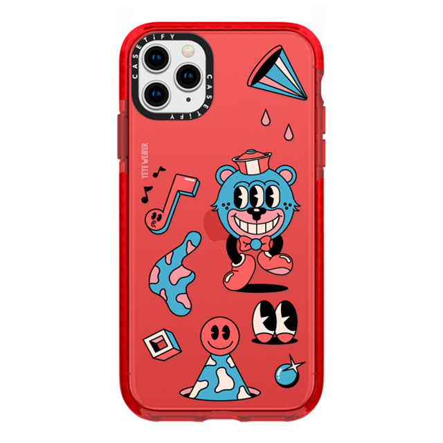 Yeye Weller x CASETiFY iPhone 11 Pro Max Case レッド Impact Case Super Nice Yeye Weller x CASETiFY iPhone 11 Pro Max Case レッド Impact Case Super Nice