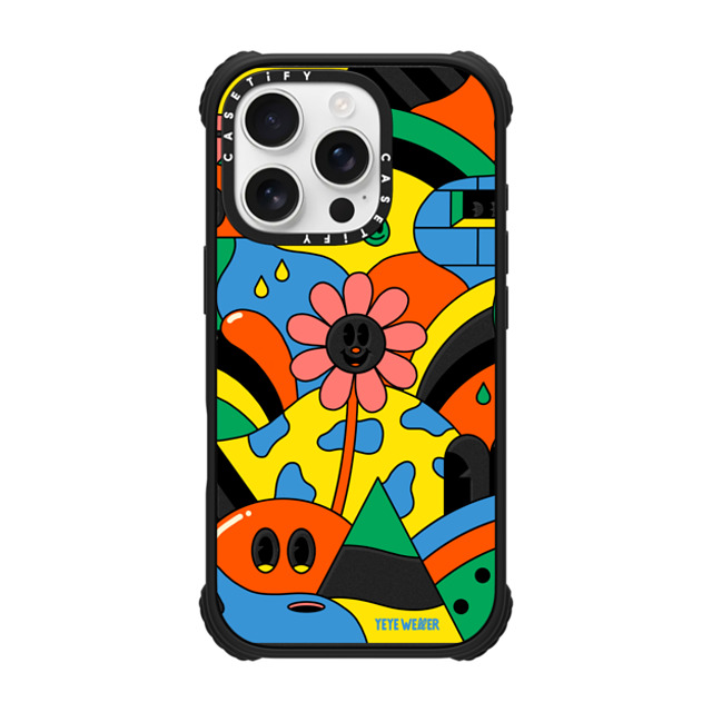 Yeye Weller x CASETiFY iPhone 16 Pro Case Matte Black ウルトラ インパクトケース MagSafe 対応 Kool Kolor Yeye Weller x CASETiFY iPhone 16 Pro Case Matte Black ウルトラ インパクトケース MagSafe 対応 Kool Kolor