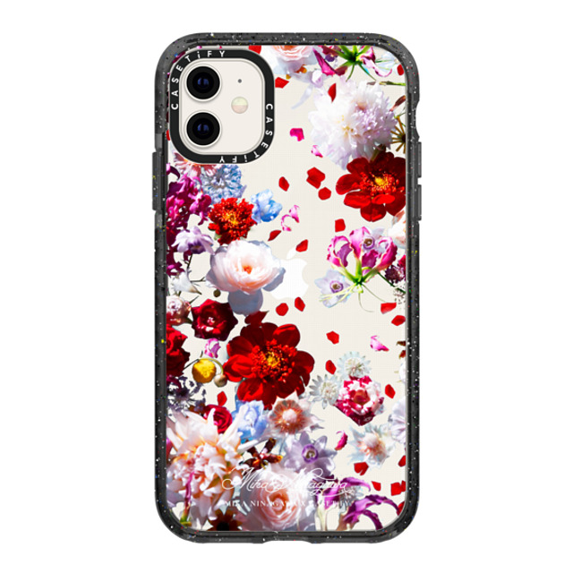 mikaninagawa x CASETiFY iPhone 11 ケース Floral ブラック インパクトケース Pearl White Phone Case Back to School mikaninagawa x CASETiFY iPhone 11 ケース Floral ブラック インパクトケース Pearl White Phone Case Back to School