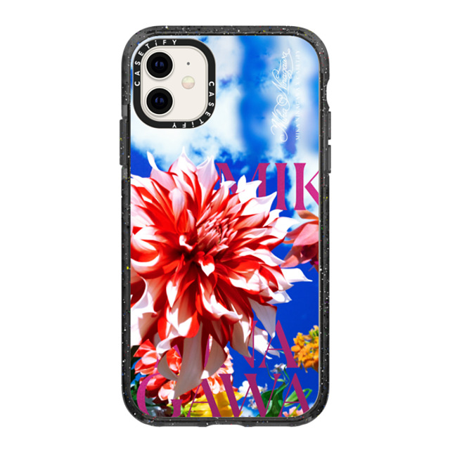 mikaninagawa x CASETiFY iPhone 11 ケース Floral ブラック インパクトケース Dahlia Blue Phone Case Back to School mikaninagawa x CASETiFY iPhone 11 ケース Floral ブラック インパクトケース Dahlia Blue Phone Case Back to School