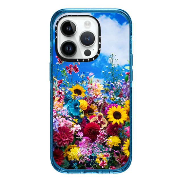 mikaninagawa x CASETiFY iPhone 14 Pro ケース Floral Cyan Blue インパクトケース MagSafe対応 Summer Crown Phone Case Back to School mikaninagawa x CASETiFY iPhone 14 Pro ケース Floral Cyan Blue インパクトケース MagSafe対応 Summer Crown Phone Case Back to School