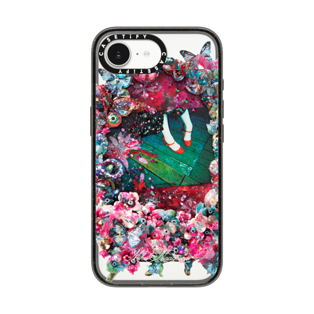 mikaninagawa x CASETiFY iPhone 16e ケース Floral ブラック インパクトケース MagSafe対応 Crystal Frame Phone Case Back to School mikaninagawa x CASETiFY iPhone 16e ケース Floral ブラック インパクトケース MagSafe対応 Crystal Frame Phone Case Back to School