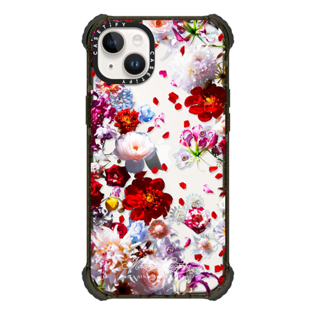 mikaninagawa x CASETiFY iPhone 14 Plus ケース Floral ブラック ウルトラインパクトケース Pearl White Phone Case Back to School mikaninagawa x CASETiFY iPhone 14 Plus ケース Floral ブラック ウルトラインパクトケース Pearl White Phone Case Back to School