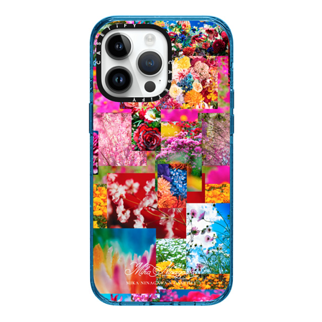 mikaninagawa x CASETiFY iPhone 14 Pro Max ケース Floral Cyan Blue インパクトケース MagSafe対応 Flower Collage Phone Case Back to School mikaninagawa x CASETiFY iPhone 14 Pro Max ケース Floral Cyan Blue インパクトケース MagSafe対応 Flower Collage Phone Case Back to School