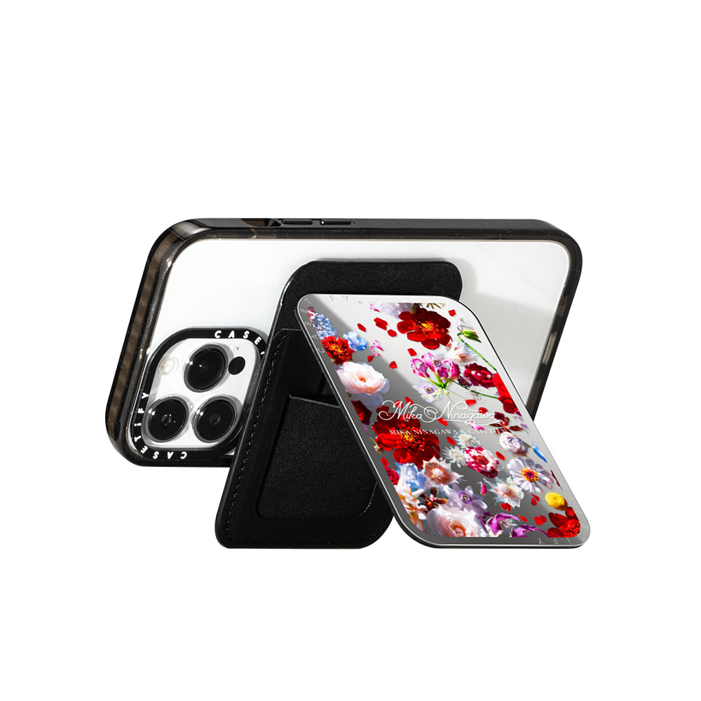mikaninagawa x CASETiFY Snappy カードホルダースタンド Floral シルバー Snappy ミラーカードホルダースタンド Pearl White Snappy Cardholder Stand Back to School mikaninagawa x CASETiFY Snappy カードホルダースタンド Floral シルバー Snappy ミラーカードホルダースタンド Pearl White Snappy Cardholder Stand Back to School