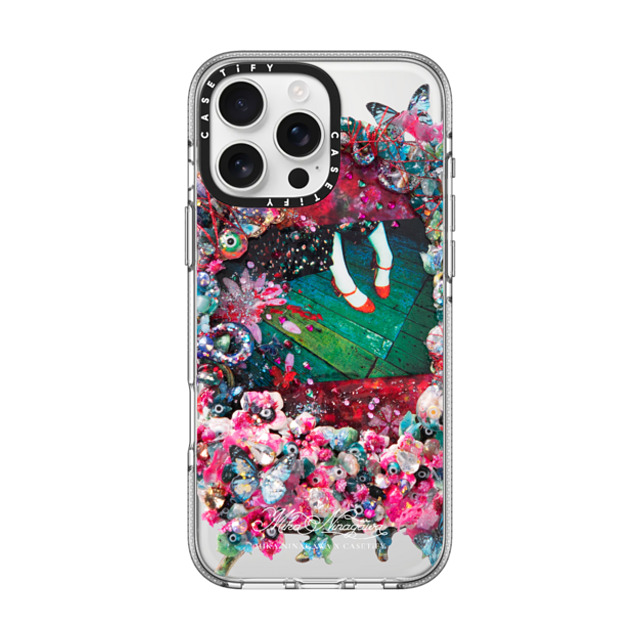 mikaninagawa x CASETiFY iPhone 16 Pro Max ケース Floral クリア クリア ケース MagSafe対応 Crystal Frame Phone Case Back to School mikaninagawa x CASETiFY iPhone 16 Pro Max ケース Floral クリア クリア ケース MagSafe対応 Crystal Frame Phone Case Back to School