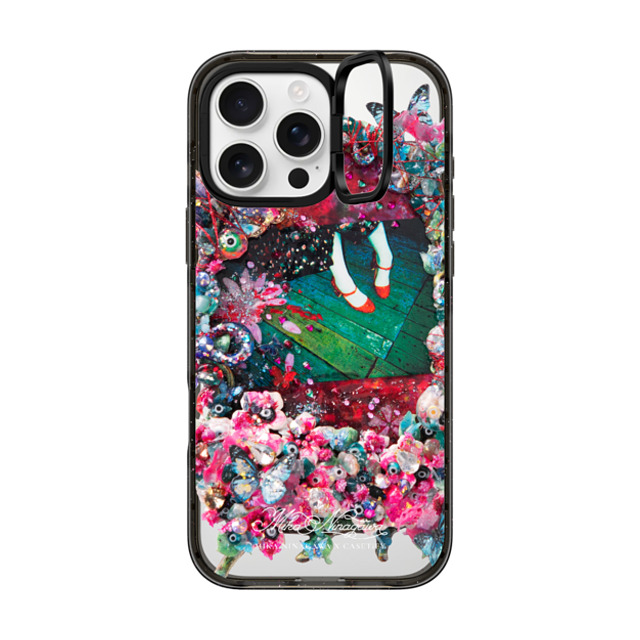 mikaninagawa x CASETiFY iPhone 16 Pro Max ケース Floral ブラック インパクトリングスタンドケース MagSafe対応 Crystal Frame Phone Case Back to School mikaninagawa x CASETiFY iPhone 16 Pro Max ケース Floral ブラック インパクトリングスタンドケース MagSafe対応 Crystal Frame Phone Case Back to School