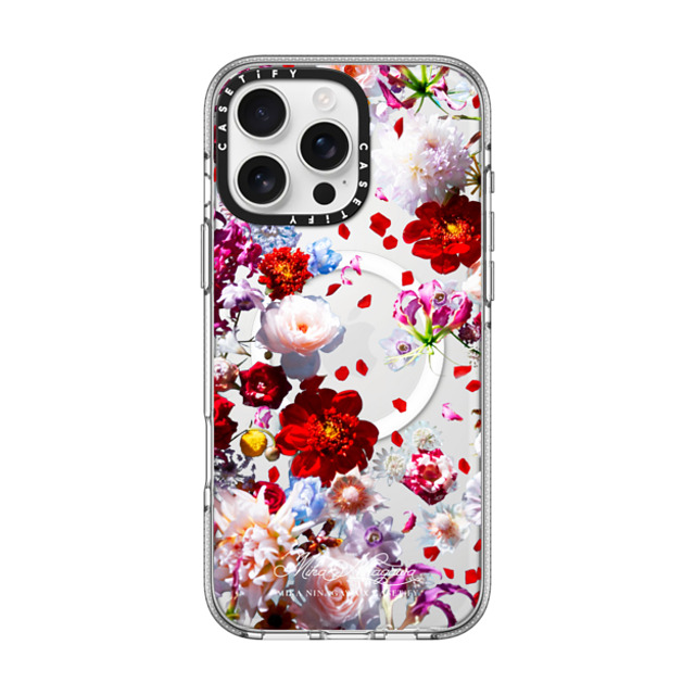 mikaninagawa x CASETiFY iPhone 16 Pro Max ケース Floral クリア クリア ケース MagSafe対応 Pearl White Phone Case Back to School mikaninagawa x CASETiFY iPhone 16 Pro Max ケース Floral クリア クリア ケース MagSafe対応 Pearl White Phone Case Back to School