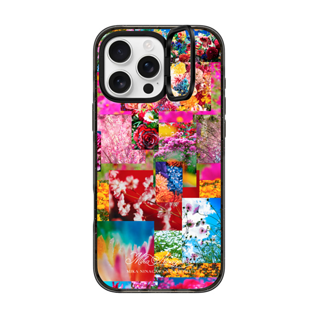 mikaninagawa x CASETiFY iPhone 16 Pro Max ケース Floral ブラック インパクトリングスタンドケース MagSafe対応 Flower Collage Phone Case Back to School mikaninagawa x CASETiFY iPhone 16 Pro Max ケース Floral ブラック インパクトリングスタンドケース MagSafe対応 Flower Collage Phone Case Back to School
