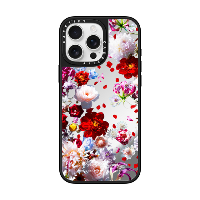 mikaninagawa x CASETiFY iPhone 16 Pro Max ケース Silver on Black ミラーケース MagSafe対応 Pearl White Phone Case Father's Day mikaninagawa x CASETiFY iPhone 16 Pro Max ケース Silver on Black ミラーケース MagSafe対応 Pearl White Phone Case Father's Day