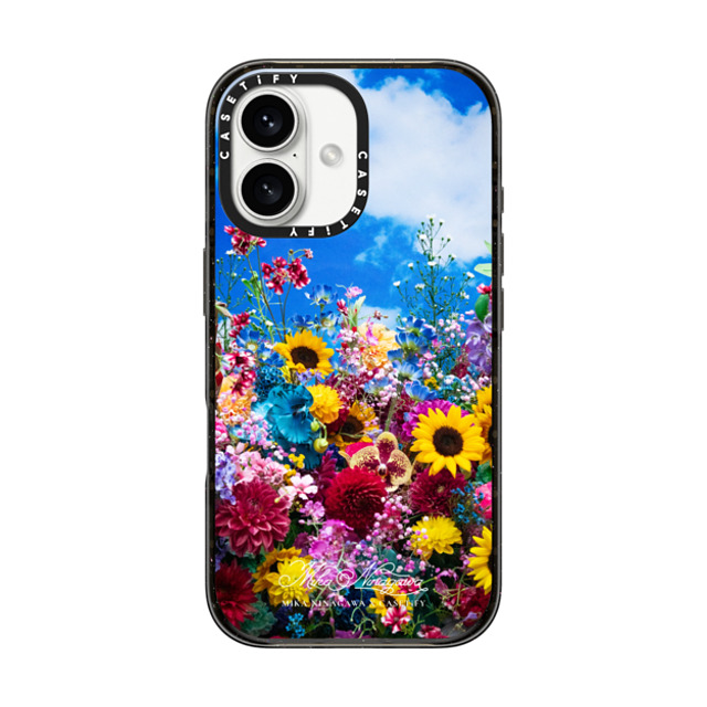 mikaninagawa x CASETiFY iPhone 16 ケース Floral ブラック インパクトケース MagSafe対応 Summer Crown Phone Case Back to School mikaninagawa x CASETiFY iPhone 16 ケース Floral ブラック インパクトケース MagSafe対応 Summer Crown Phone Case Back to School