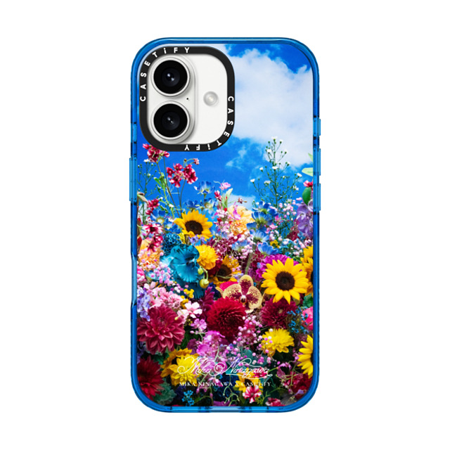 mikaninagawa x CASETiFY iPhone 16 ケース Floral スカイブルー インパクトケース MagSafe対応 Summer Crown Phone Case Back to School mikaninagawa x CASETiFY iPhone 16 ケース Floral スカイブルー インパクトケース MagSafe対応 Summer Crown Phone Case Back to School