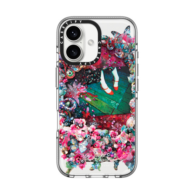 mikaninagawa x CASETiFY iPhone 16 ケース Floral クリア クリア ケース MagSafe対応 Crystal Frame Phone Case Back to School mikaninagawa x CASETiFY iPhone 16 ケース Floral クリア クリア ケース MagSafe対応 Crystal Frame Phone Case Back to School