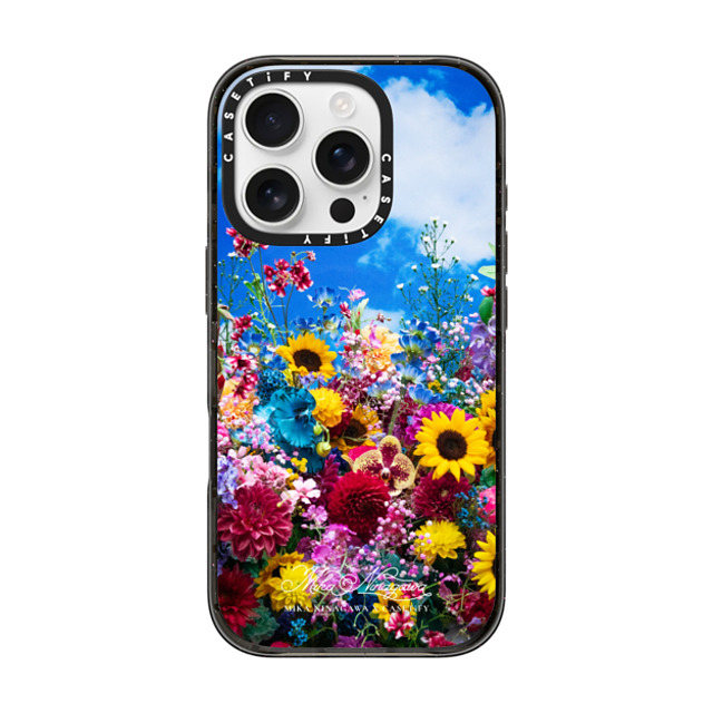mikaninagawa x CASETiFY iPhone 16 Pro Case Floral Black Impact Case MagSafe Compatible Summer Crown Phone Case Back to School mikaninagawa x CASETiFY iPhone 16 Pro Case Floral Black Impact Case MagSafe Compatible Summer Crown Phone Case Back to School