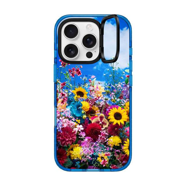 mikaninagawa x CASETiFY iPhone 16 Pro ケース Floral スカイブルー インパクトリングスタンドケース MagSafe対応 Summer Crown Phone Case Back to School mikaninagawa x CASETiFY iPhone 16 Pro ケース Floral スカイブルー インパクトリングスタンドケース MagSafe対応 Summer Crown Phone Case Back to School