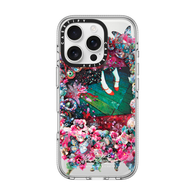 mikaninagawa x CASETiFY iPhone 16 Pro ケース Floral クリア クリア ケース MagSafe対応 Crystal Frame Phone Case Back to School mikaninagawa x CASETiFY iPhone 16 Pro ケース Floral クリア クリア ケース MagSafe対応 Crystal Frame Phone Case Back to School