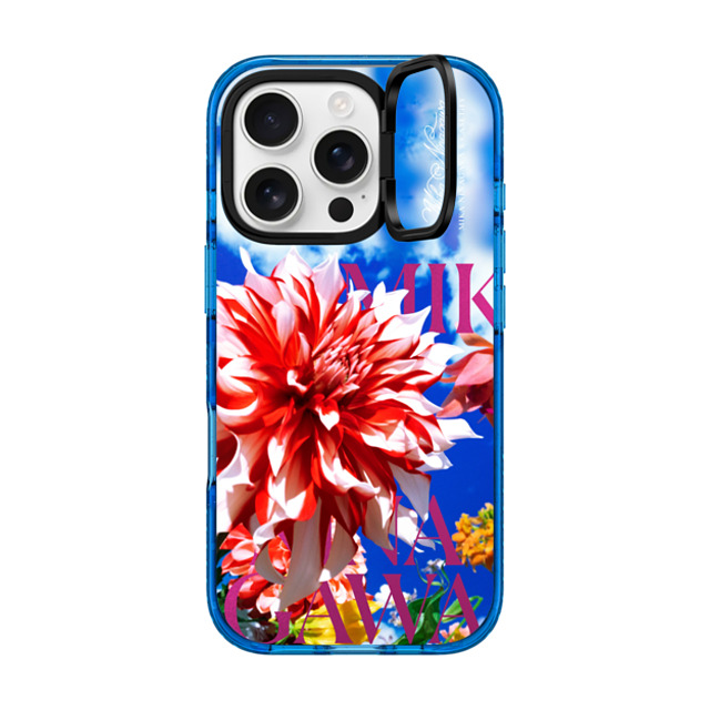 mikaninagawa x CASETiFY iPhone 16 Pro ケース Floral スカイブルー インパクトリングスタンドケース MagSafe対応 Dahlia Blue Phone Case Back to School mikaninagawa x CASETiFY iPhone 16 Pro ケース Floral スカイブルー インパクトリングスタンドケース MagSafe対応 Dahlia Blue Phone Case Back to School
