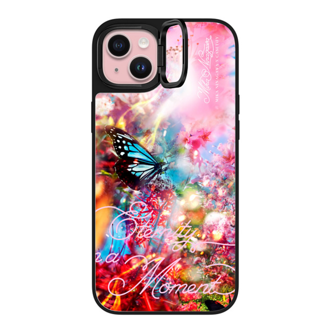 mikaninagawa x CASETiFY iPhone 15 Plus Case Floral,Butterfly Silver on Black ミラー リングスタンドケース MagSafe対応 Butterfly Pink Phone Case Back to School mikaninagawa x CASETiFY iPhone 15 Plus Case Floral,Butterfly Silver on Black ミラー リングスタンドケース MagSafe対応 Butterfly Pink Phone Case Back to School