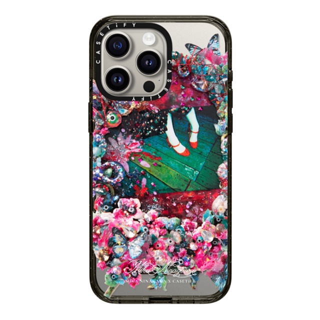 mikaninagawa x CASETiFY iPhone 15 Pro Max Case Black Impact Case MagSafe Compatible Crystal Frame Phone Case Back to School mikaninagawa x CASETiFY iPhone 15 Pro Max Case Black Impact Case MagSafe Compatible Crystal Frame Phone Case Back to School