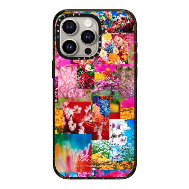 mikaninagawa x CASETiFY iPhone 15 Pro Max Case Floral Black Impact Case MagSafe Compatible Flower Collage Phone Case Back to School mikaninagawa x CASETiFY iPhone 15 Pro Max Case Floral Black Impact Case MagSafe Compatible Flower Collage Phone Case Back to School