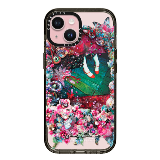 mikaninagawa x CASETiFY iPhone 15 ケース Floral ブラック インパクトケース MagSafe対応 Crystal Frame Phone Case Back to School mikaninagawa x CASETiFY iPhone 15 ケース Floral ブラック インパクトケース MagSafe対応 Crystal Frame Phone Case Back to School