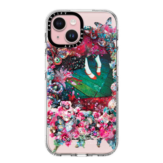 mikaninagawa x CASETiFY iPhone 15 ケース Floral クリア クリア ケース MagSafe対応 Crystal Frame Phone Case Back to School mikaninagawa x CASETiFY iPhone 15 ケース Floral クリア クリア ケース MagSafe対応 Crystal Frame Phone Case Back to School