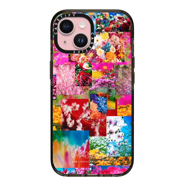 mikaninagawa x CASETiFY iPhone 15 ケース Floral ブラック インパクトケース MagSafe対応 Flower Collage Phone Case Back to School mikaninagawa x CASETiFY iPhone 15 ケース Floral ブラック インパクトケース MagSafe対応 Flower Collage Phone Case Back to School
