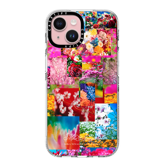 mikaninagawa x CASETiFY iPhone 15 ケース Floral クリア クリア ケース MagSafe対応 Flower Collage Phone Case Back to School mikaninagawa x CASETiFY iPhone 15 ケース Floral クリア クリア ケース MagSafe対応 Flower Collage Phone Case Back to School
