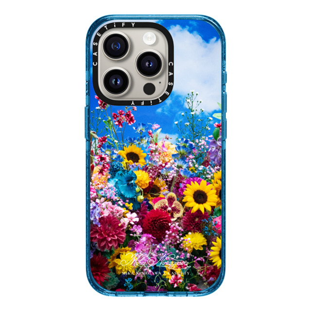 mikaninagawa x CASETiFY iPhone 15 Pro ケース Floral Cyan Blue インパクトケース MagSafe対応 Summer Crown Phone Case Back to School mikaninagawa x CASETiFY iPhone 15 Pro ケース Floral Cyan Blue インパクトケース MagSafe対応 Summer Crown Phone Case Back to School