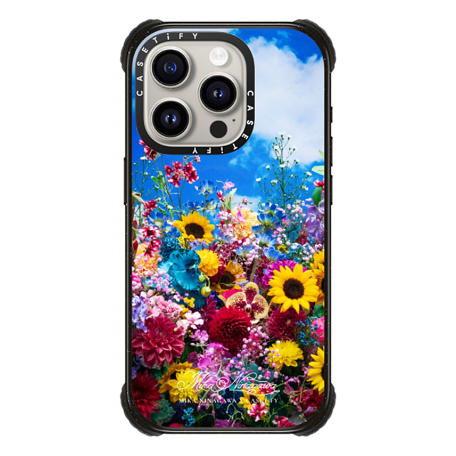 mikaninagawa x CASETiFY iPhone 15 Pro ケース Floral ブラック ウルトラ インパクトケース MagSafe 対応 Summer Crown Phone Case Back to School mikaninagawa x CASETiFY iPhone 15 Pro ケース Floral ブラック ウルトラ インパクトケース MagSafe 対応 Summer Crown Phone Case Back to School