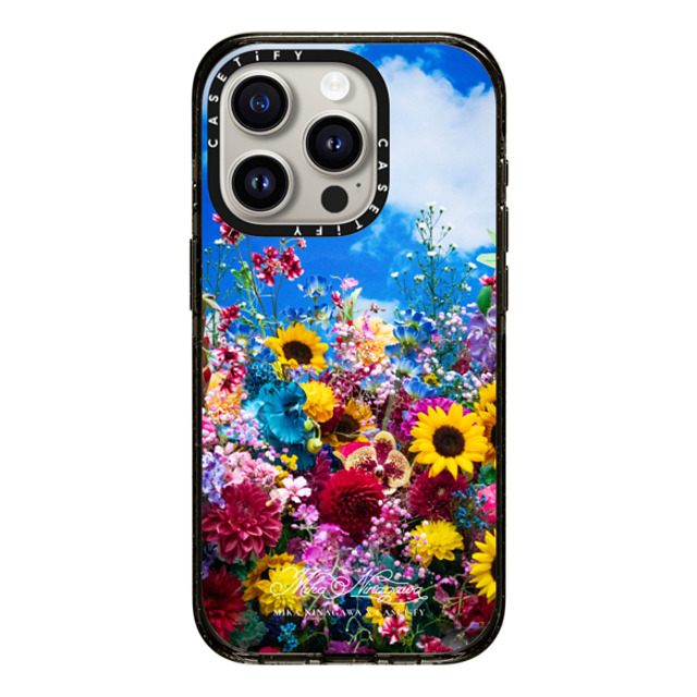 mikaninagawa x CASETiFY iPhone 15 Pro ケース Floral ブラック インパクトケース MagSafe対応 Summer Crown Phone Case Back to School mikaninagawa x CASETiFY iPhone 15 Pro ケース Floral ブラック インパクトケース MagSafe対応 Summer Crown Phone Case Back to School