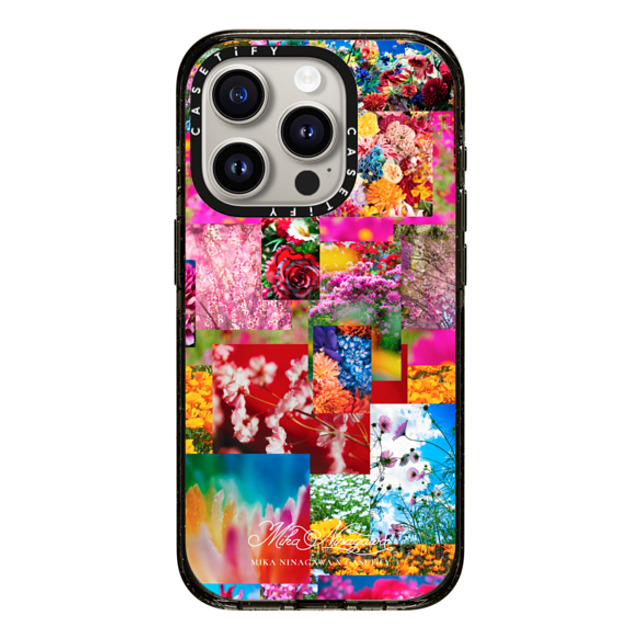 mikaninagawa x CASETiFY iPhone 15 Pro ケース Floral ブラック インパクトケース MagSafe対応 Flower Collage Phone Case Back to School mikaninagawa x CASETiFY iPhone 15 Pro ケース Floral ブラック インパクトケース MagSafe対応 Flower Collage Phone Case Back to School
