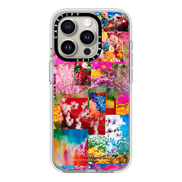 mikaninagawa x CASETiFY iPhone 15 Pro ケース Floral クリア クリア ケース MagSafe対応 Flower Collage Phone Case Back to School mikaninagawa x CASETiFY iPhone 15 Pro ケース Floral クリア クリア ケース MagSafe対応 Flower Collage Phone Case Back to School