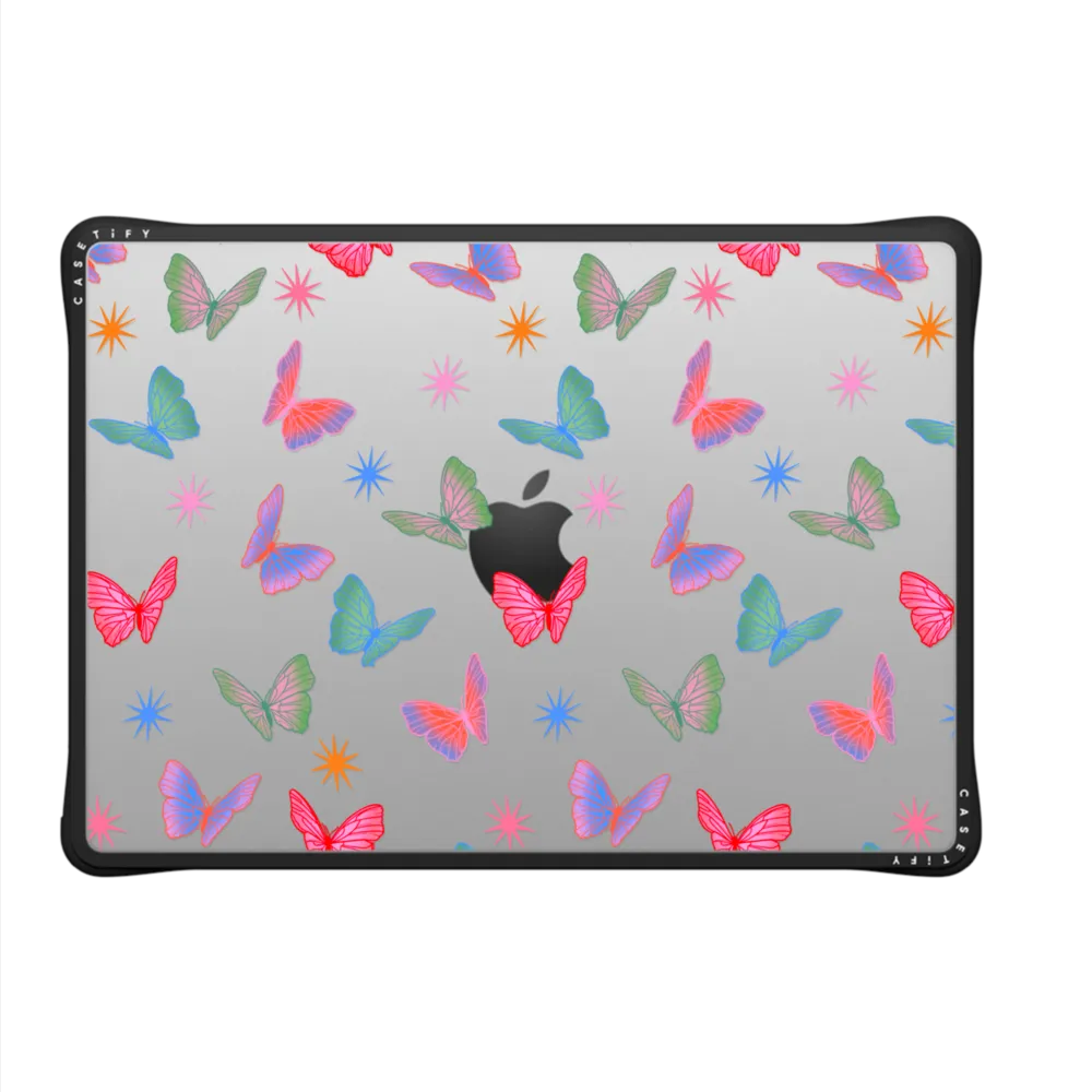 Impact MacBook Pro 14-inch (M1 - M4) Case - BUTTERFLIES MACBOOK CASE BY AF ILLUSTRATIONS
