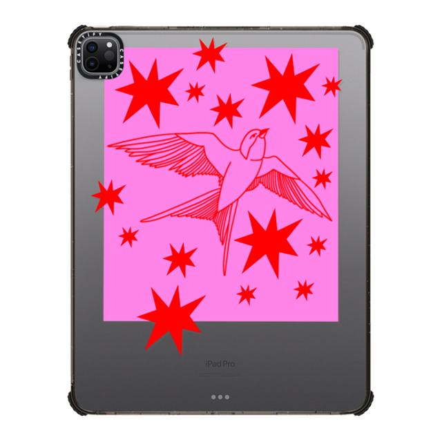 AF Illustrations x CASETiFY iPad Pro 12.9-inch (第5/6世代) Animal,Pop Art ブラック iPad インパクト ケース BIRD IPAD CASE BY AF ILLUSTRATIONS Father's Day AF Illustrations x CASETiFY iPad Pro 12.9-inch (第5/6世代) Animal,Pop Art ブラック iPad インパクト ケース BIRD IPAD CASE BY AF ILLUSTRATIONS Father's Day