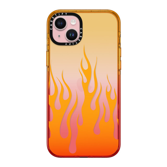 AF Illustrations x CASETiFY iPhone 15 Plus Case Peach Haze Impact Case FIRE BY AF. ILLUSTRATIONS AF Illustrations x CASETiFY iPhone 15 Plus Case Peach Haze Impact Case FIRE BY AF. ILLUSTRATIONS