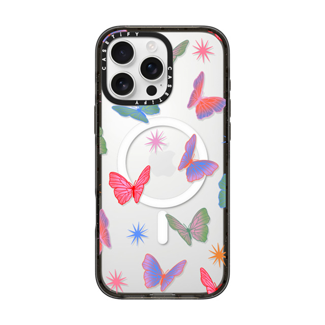 AF Illustrations x CASETiFY iPhone 16 Pro Max Case Butterfly,Maximalism Black Impact Case MagSafe Compatible BUTTERFLIES BY AF. ILLUSTRATIONS Back to School AF Illustrations x CASETiFY iPhone 16 Pro Max Case Butterfly,Maximalism Black Impact Case MagSafe Compatible BUTTERFLIES BY AF. ILLUSTRATIONS Back to School