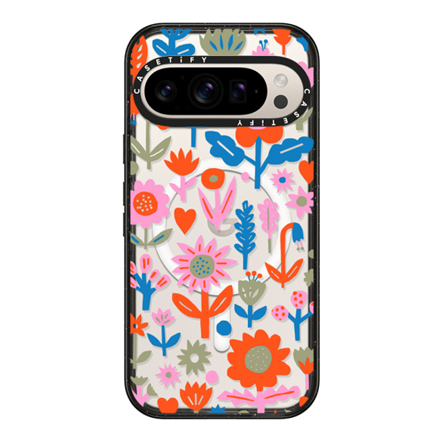 The Printed Peanut x CASETiFY Pixel 9 Pro ケース Sticker,Floral ブラック マグネット式 インパクトケース Retro Plants by The Printed Peanut Back to School The Printed Peanut x CASETiFY Pixel 9 Pro ケース Sticker,Floral ブラック マグネット式 インパクトケース Retro Plants by The Printed Peanut Back to School