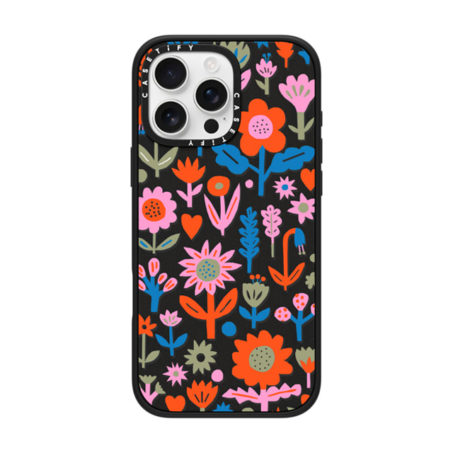 The Printed Peanut x CASETiFY iPhone 16 Pro Max ケース Sticker,Floral マットブラック インパクトケース MagSafe対応 Retro Plants by The Printed Peanut Back to School The Printed Peanut x CASETiFY iPhone 16 Pro Max ケース Sticker,Floral マットブラック インパクトケース MagSafe対応 Retro Plants by The Printed Peanut Back to School