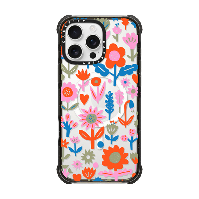The Printed Peanut x CASETiFY iPhone 16 Pro Max ケース Sticker,Floral ブラック ウルトラ インパクトケース MagSafe 対応 Retro Plants by The Printed Peanut Back to School The Printed Peanut x CASETiFY iPhone 16 Pro Max ケース Sticker,Floral ブラック ウルトラ インパクトケース MagSafe 対応 Retro Plants by The Printed Peanut Back to School