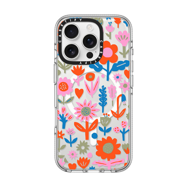 The Printed Peanut x CASETiFY iPhone 16 Pro ケース Sticker,Floral クリア インパクト クリアケース MagSafe対応 Retro Plants by The Printed Peanut Back to School The Printed Peanut x CASETiFY iPhone 16 Pro ケース Sticker,Floral クリア インパクト クリアケース MagSafe対応 Retro Plants by The Printed Peanut Back to School