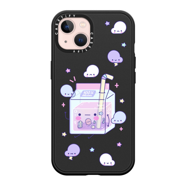 Becky Cas x CASETiFY iPhone 13 ケース マットブラック インパクトケース MagSafe対応 Cute Juice by BeckyCas