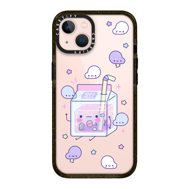 Becky Cas x CASETiFY iPhone 13 ケース ブラック インパクトケース Cute Juice by BeckyCas