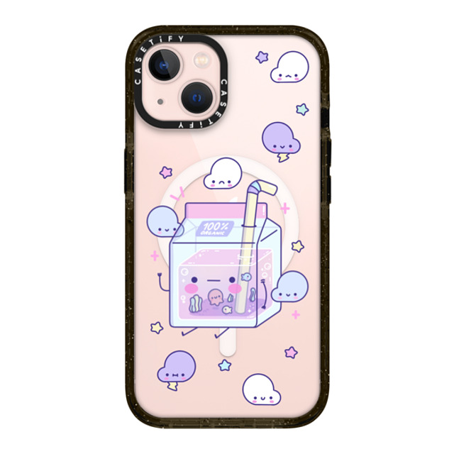 Becky Cas x CASETiFY iPhone 13 ケース ブラック インパクトケース MagSafe対応 Cute Juice by BeckyCas