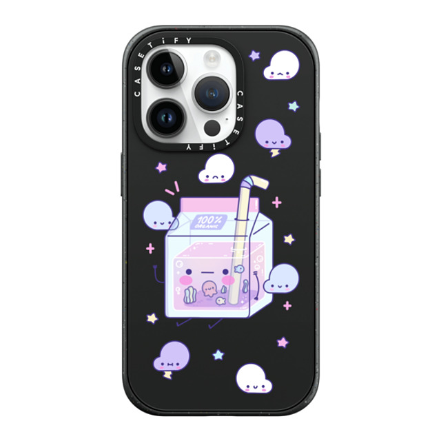 Becky Cas x CASETiFY iPhone 14 Pro ケース マットブラック インパクトケース MagSafe対応 Cute Juice by BeckyCas