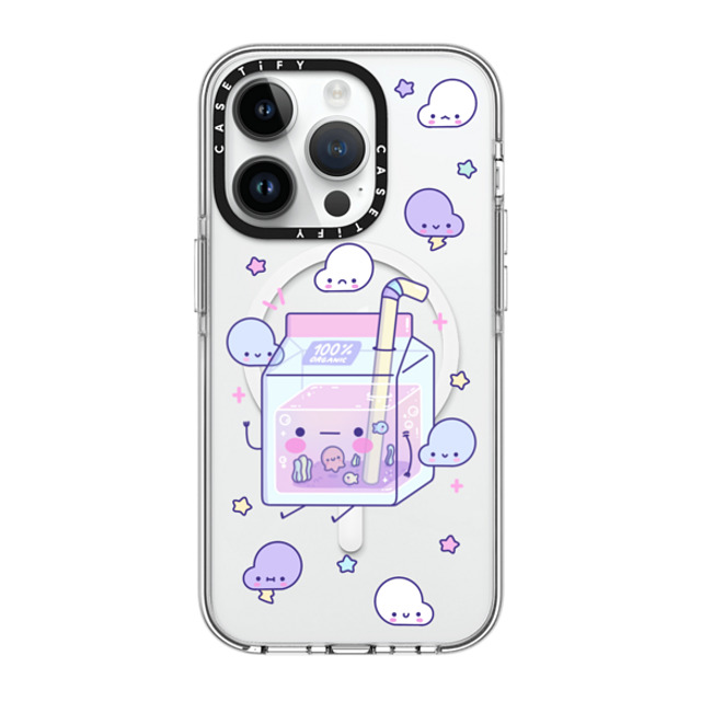 Becky Cas x CASETiFY iPhone 14 Pro ケース クリア クリア ケース MagSafe対応 Cute Juice by BeckyCas